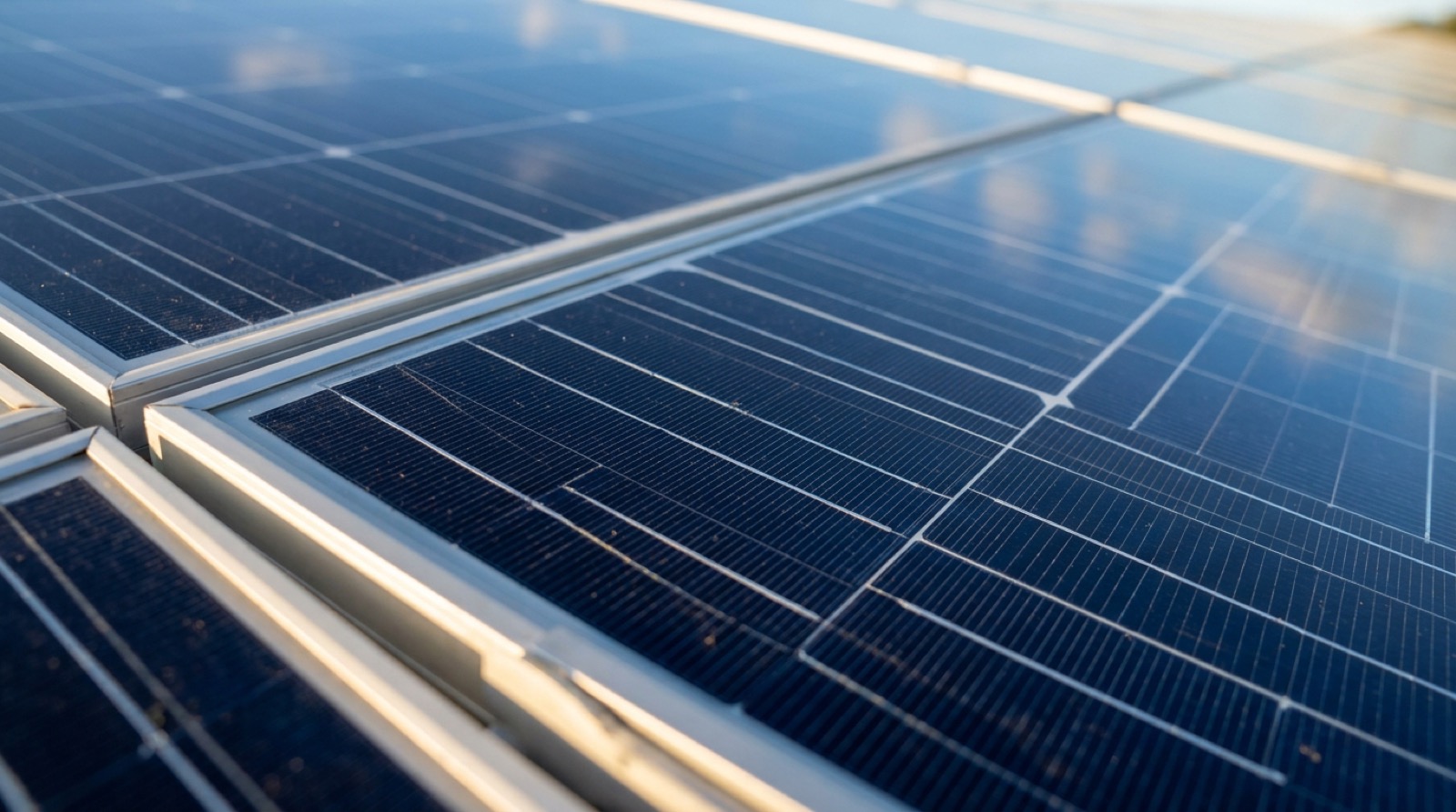 Bifacial N-Type panel close-up