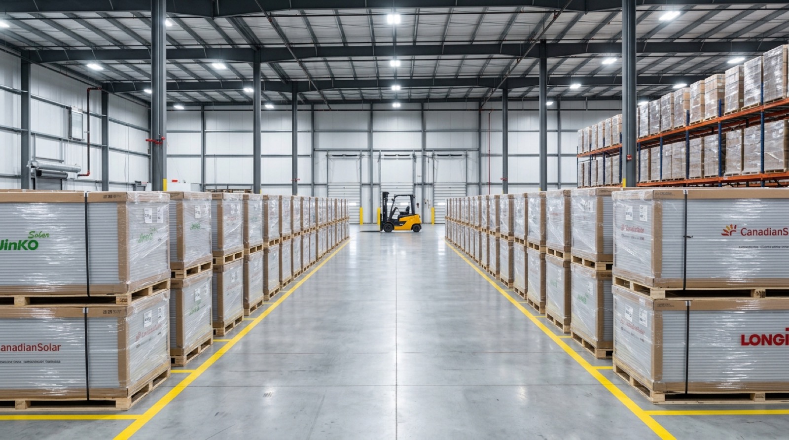 DC solar cables on reel — regional spares warehouse